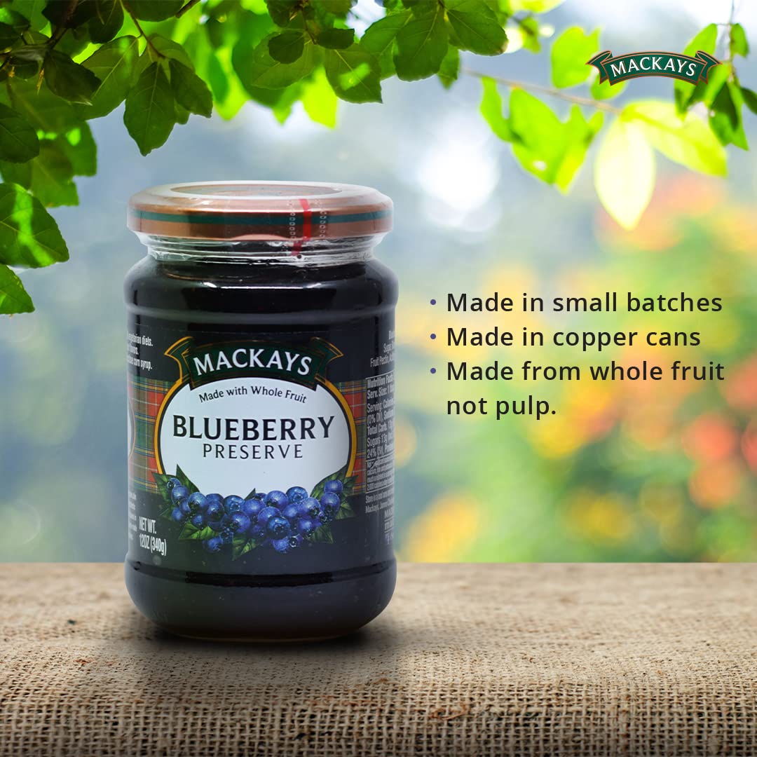 Mackays Scottish Blueberry Preserve 340gm