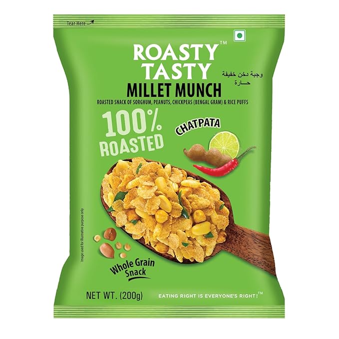 Roasty Tasty Millet Mixture Munch Chatpata 150G
