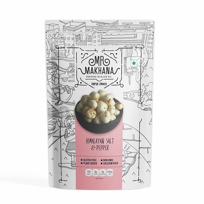 Mr Makhana Himalayan Salt pepper 55G