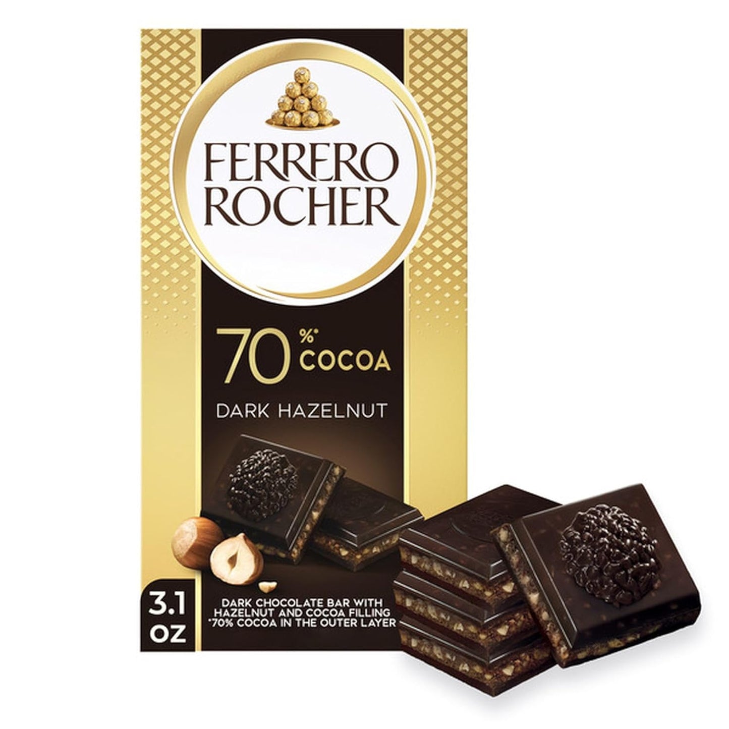 Ferrero 70 dark Hazelnut 90G