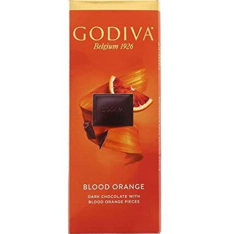 Godiva Dark Chocolate with Blood Orange Pieces 90G