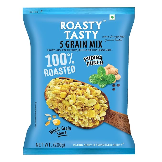 Roasty Tasty 5 Grain Mix Pudina Punch 150G