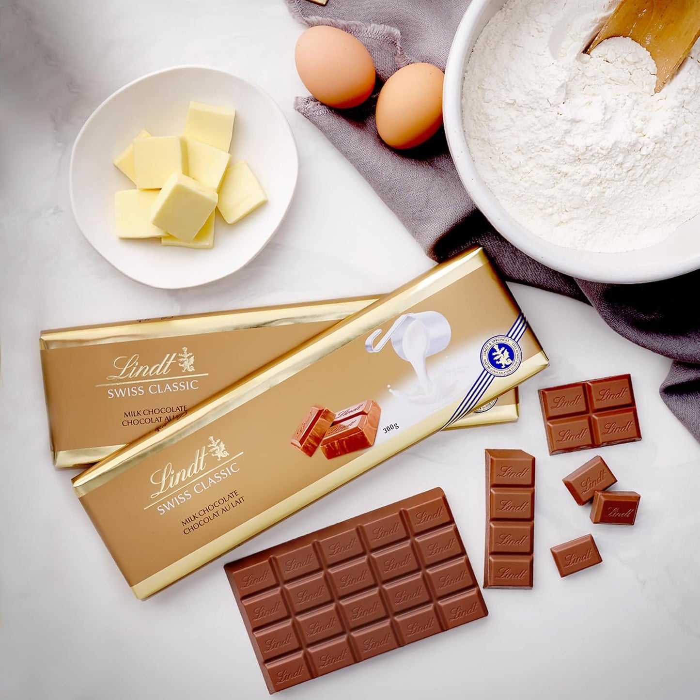 Lindt Swiss Premium Almonds chocolate 300G