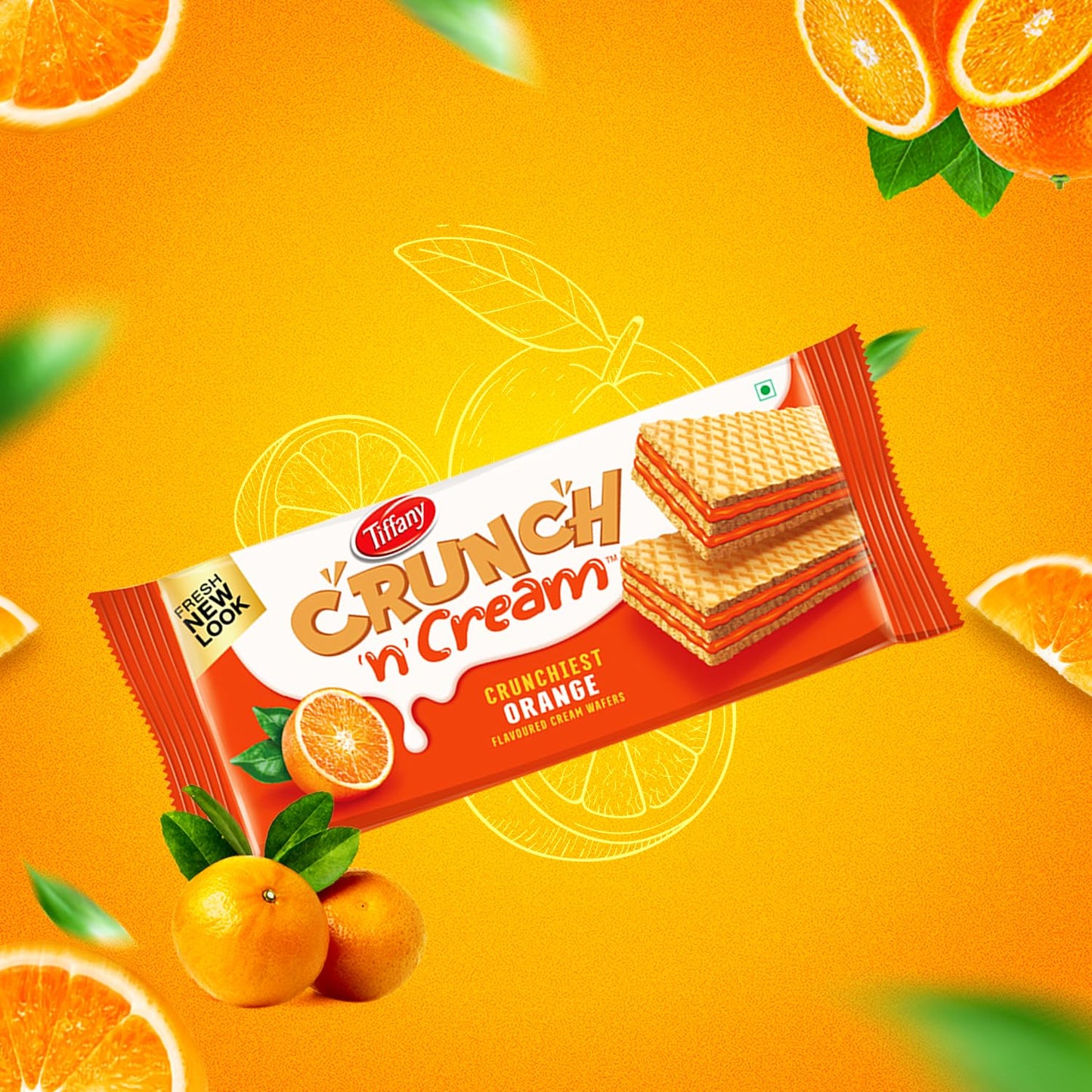 TIFFANY WAFER ORANGE 135GM