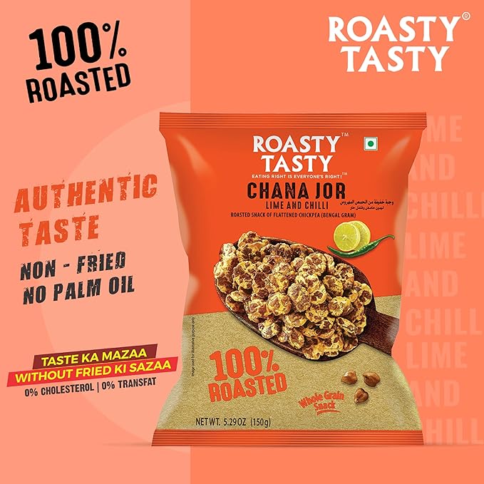 Roasty Tasty  Chana Jor Lime Chilli 150G
