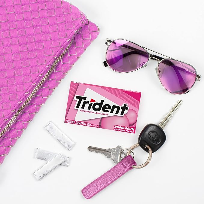 Trident Bubble Gum(14 STICKS)
