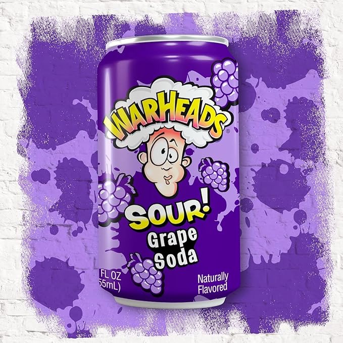 Warheads Sour Grape Soda