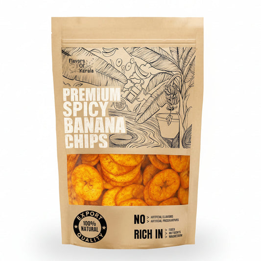 Flavours Of Kerala BANANA CHIPS SPICY 200G