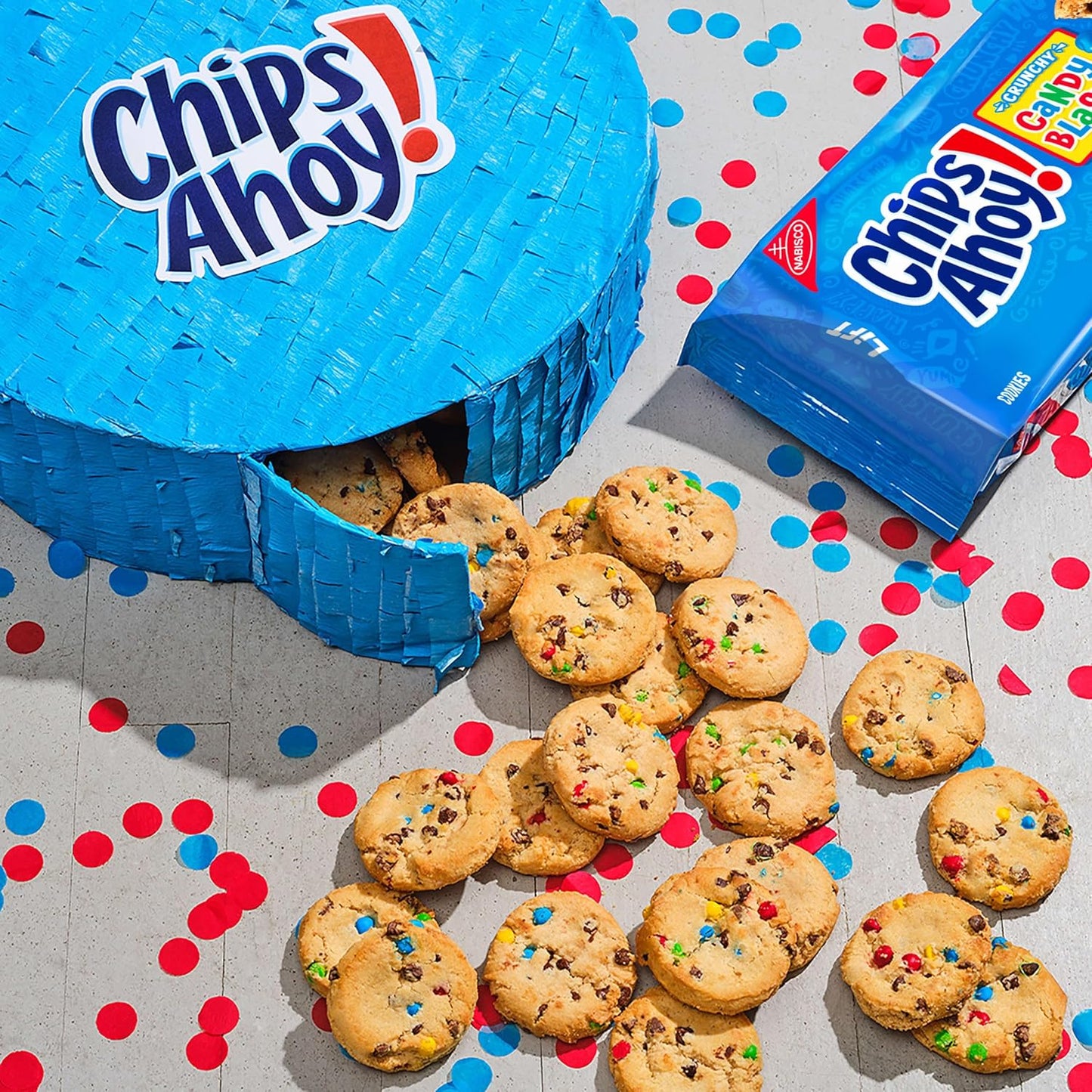 CHIPS AHOY COOKIES CANDY BLAST 351GM