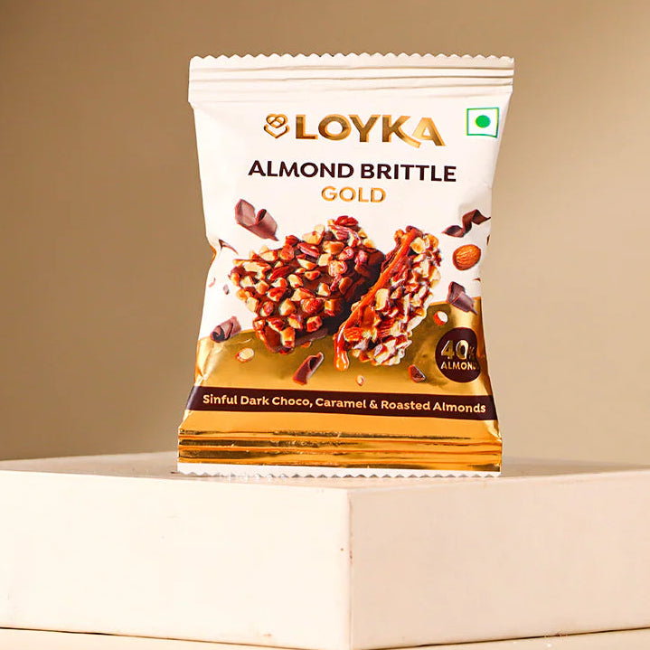 Loyka Almond Brittle Gold