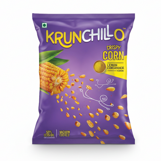 Krunchilo Crispy Corn Lemon Coriander 30G