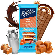 Ewdel Milk Toffee Chocolate 100g
