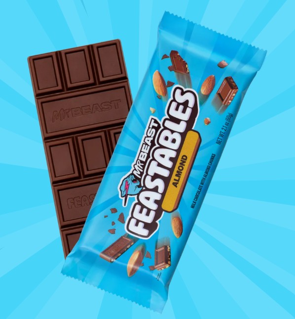 MR Beast Feastables Milk chocolate with almond