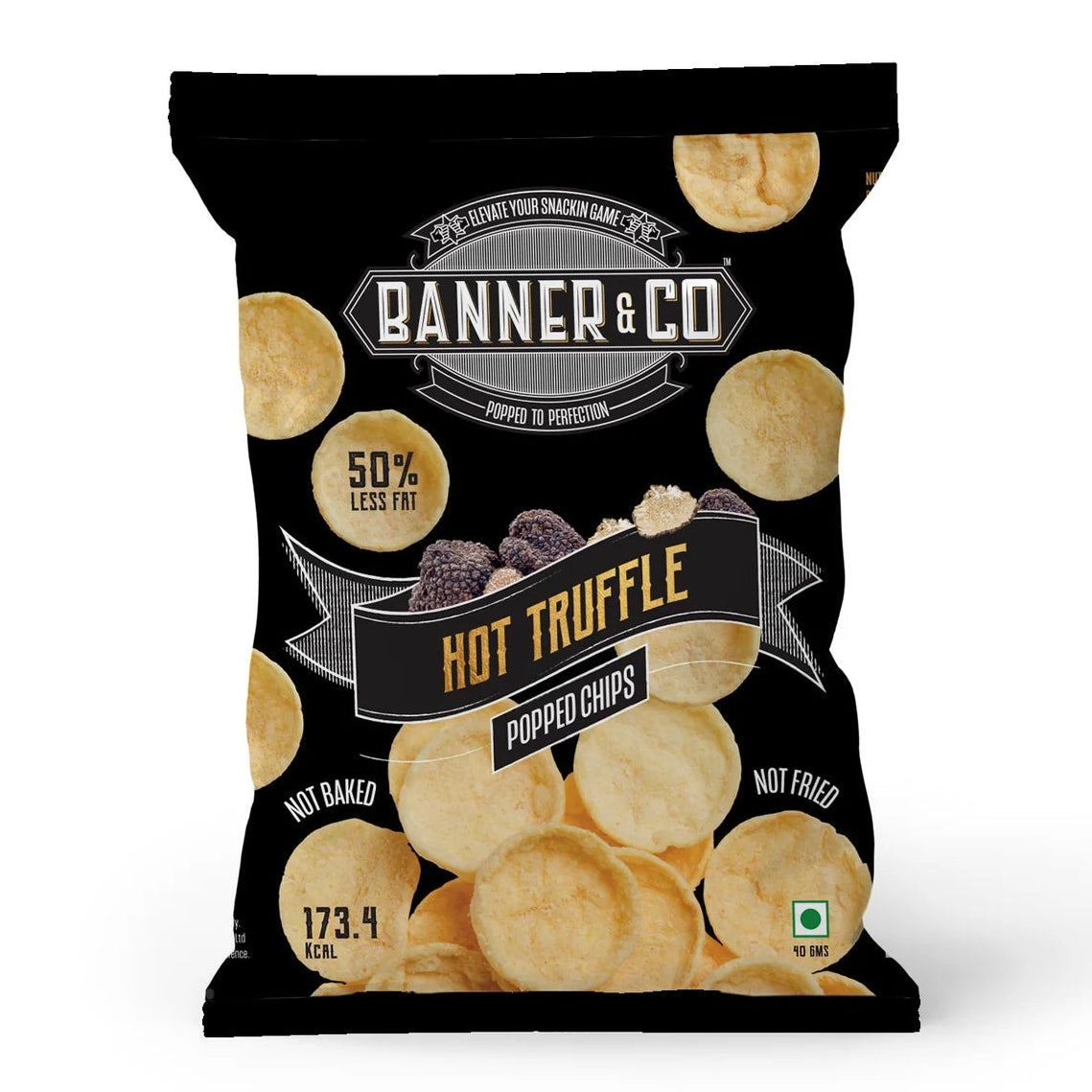 Banner Co Chips Hot Truffle Popped Potato Chips 40G
