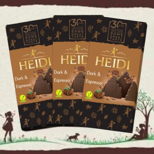 Heidi Dark & Espresso chocolate 80g