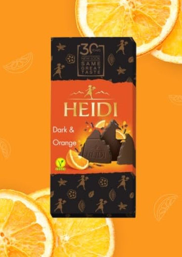 Heidi Dark & Orange chocolate