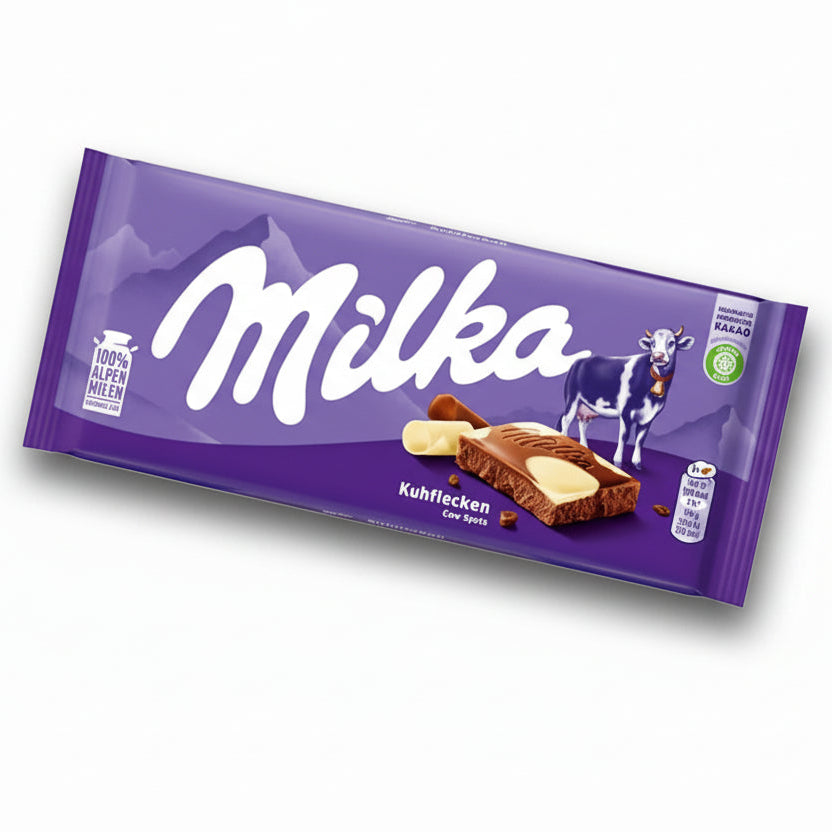 Milka Kuhflcow spots  chcoclate bar 90g