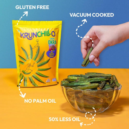 Krunchillo Crispy Okra Chatpata 25G