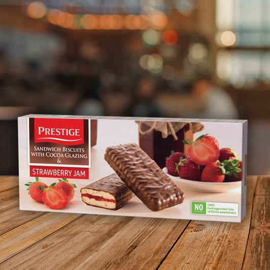 Prestige Strawberry Biscuits 178G