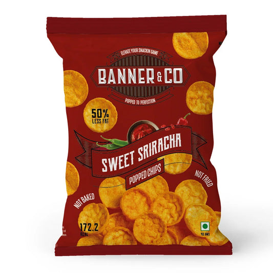 Banner Co Sweet Sriracha Popped Potato Chips 40G