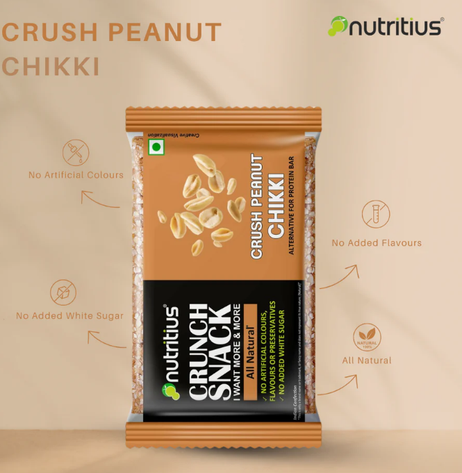 Nutritius Crush Peanut Chikki