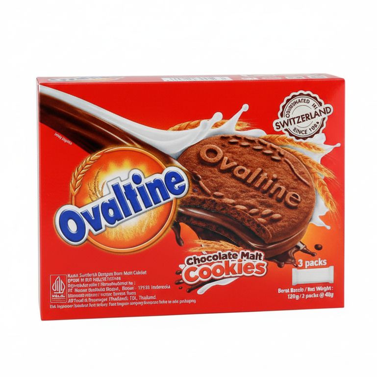 OVALTINE CHOCOLATE MALT COOKIES 120GM