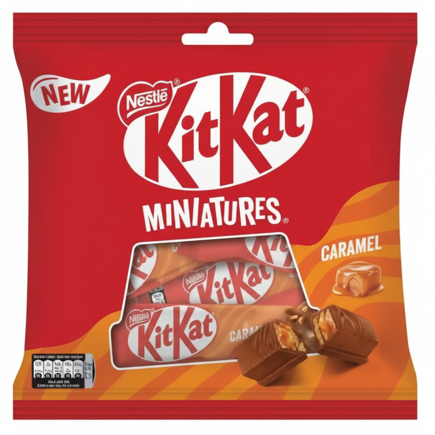 NESTLE KITKAT MINIATURE CARAMEL PKT 99GM