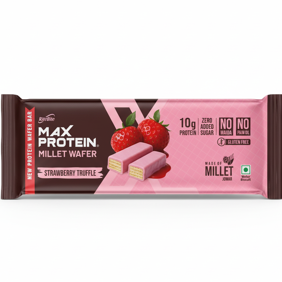 Max Protien Wafer Strawberry Truffle 40G