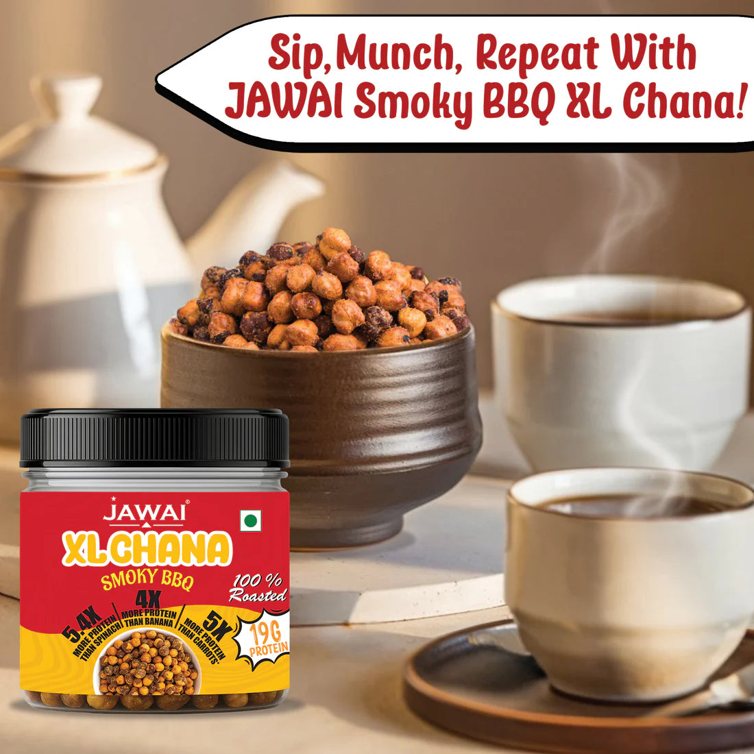 Jawai SMOKY BARBEQUE XL CHANA 100G