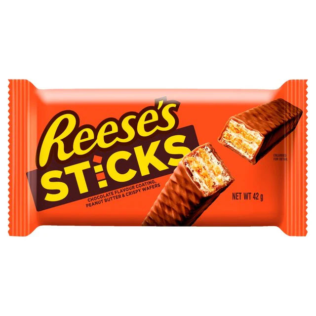 Reese's Sticks Milk Chocolate Peanut Butter Candy Bar 42G
