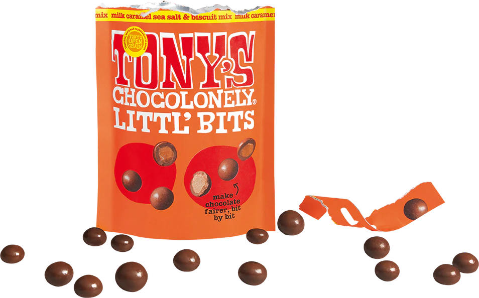 TONYS PACKET 100GM MILK CARAMEL SEA SALT