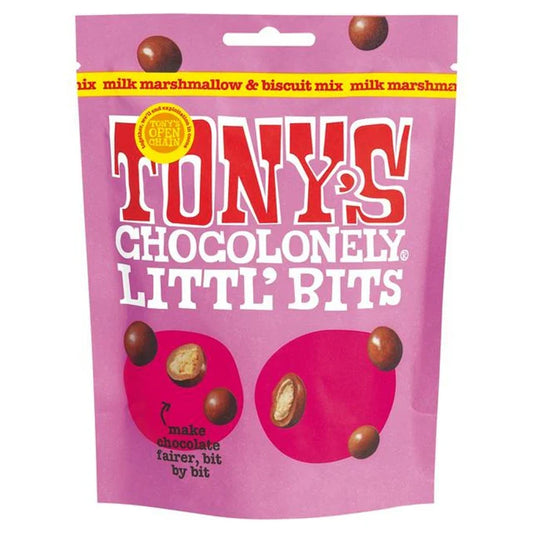 Tony's Chocolate Littl' Bits Biscuit Mix Milk Marshmallow Balls