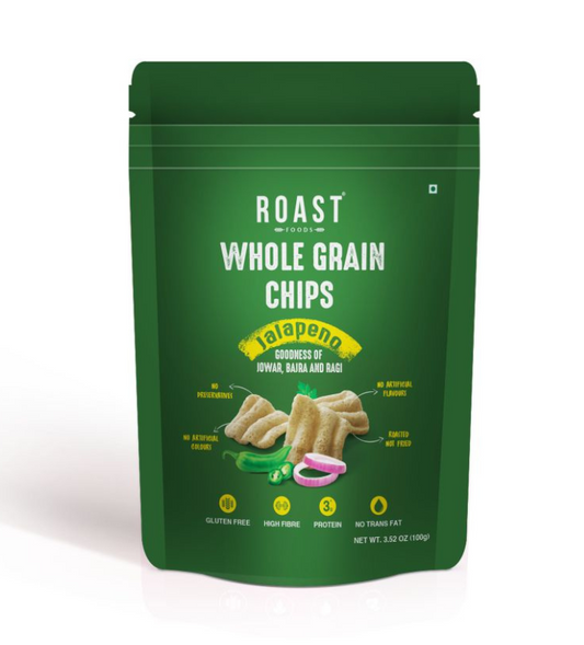 Roast Wholegrain CHIPS JALAPENO 100 gm