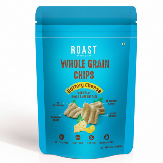 Roast Whole Grain Chips Buttery Cheese(Ragi Bajra Jowar)