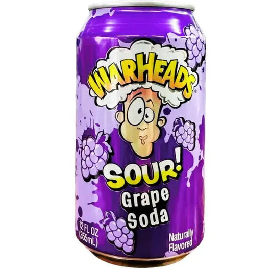Warheads Sour Grape Soda