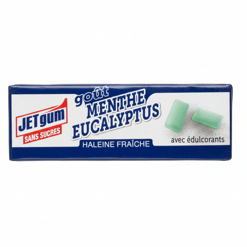 JET GUM GOUT MENTHE EUCALYPTUS 6 pieces
