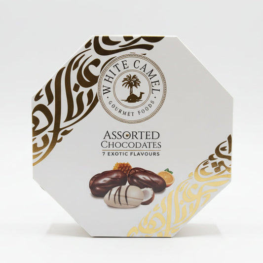 WHITE CAMEL ASSORTED CHOCO DATE 155G