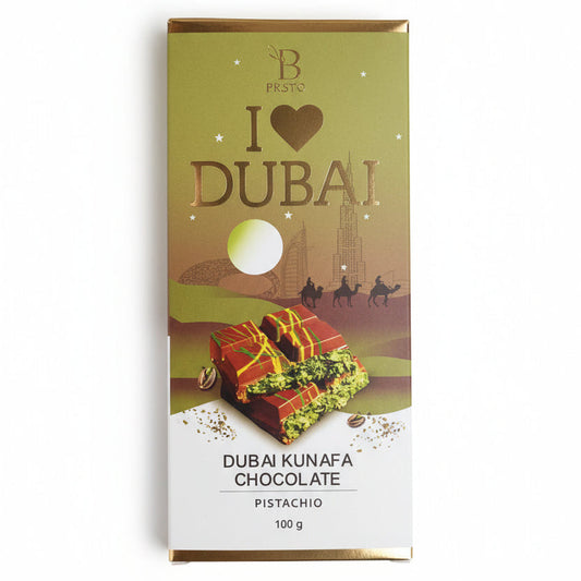 BESTO I LOVE DUBAI KUNAFA BAR 100g