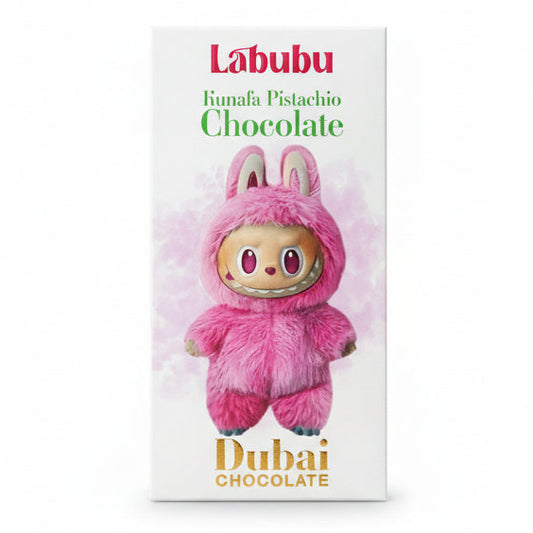 LABUBU DUBAI CHOC KUNAFA PISTACHIO BAR 100G