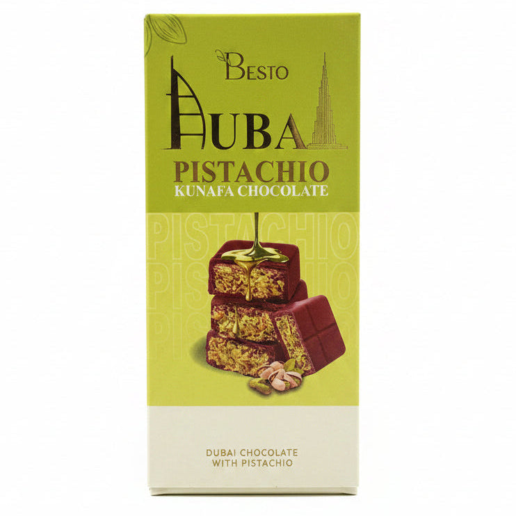BESTO DUBAI PISTACHIO KUNAFA BAR 100g