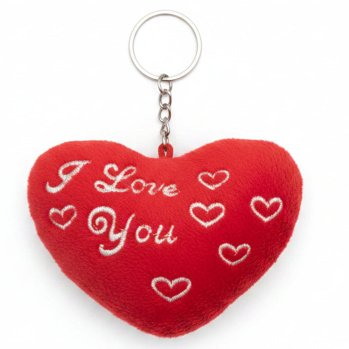 Heart Plushee Keychain