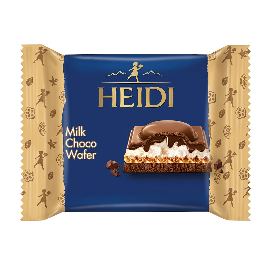 Heidi Milk Choco Wafer 55g