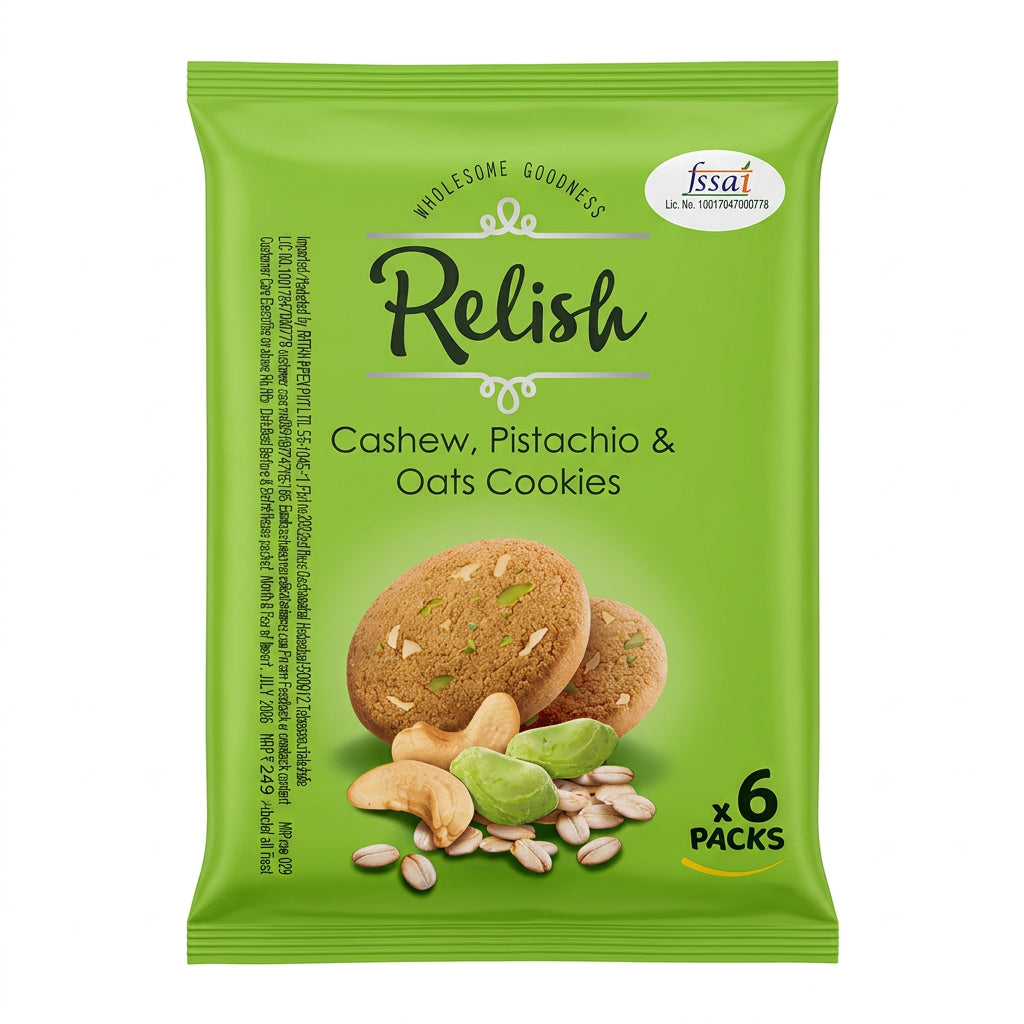 Relish cashew pistachio & oats