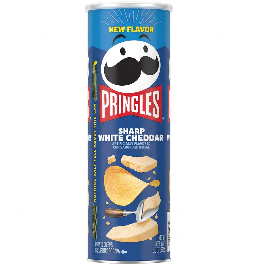 Pringles Sharp White Cheddar 158GM