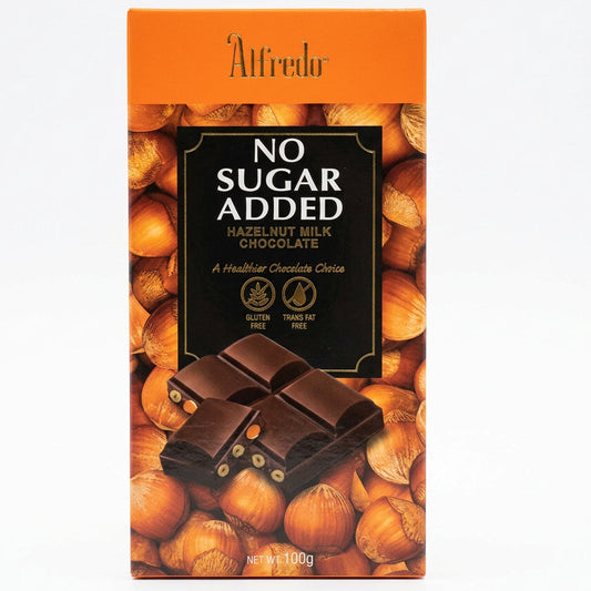 Alfredo No Sugar Milk and Hazelnut 100G