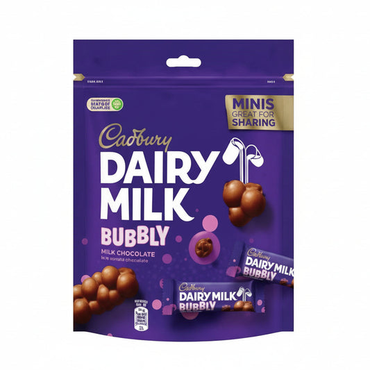 CADBURY BUBBLY MILK CHOCOLATE PACKET 156GM