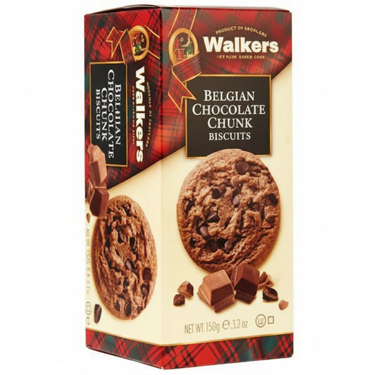 Walkers Belgian Chocolate Biscuits 150G