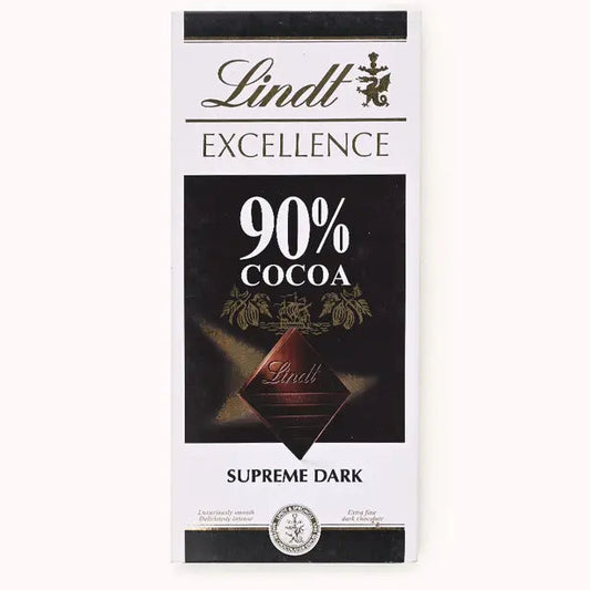 LINDT EXCELLENCE MILD 90% COCOA 100G