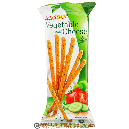 BISKITOP VEG CHEESE STICKS 50G
