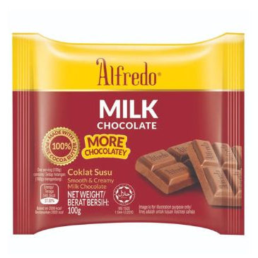 ALFREDO BAR MILK CHOCOLATE 100GM